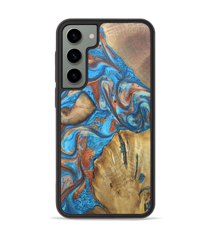 Galaxy S23 Plus Wood+Resin Phone Case - Carole (Mosaic, 671310)