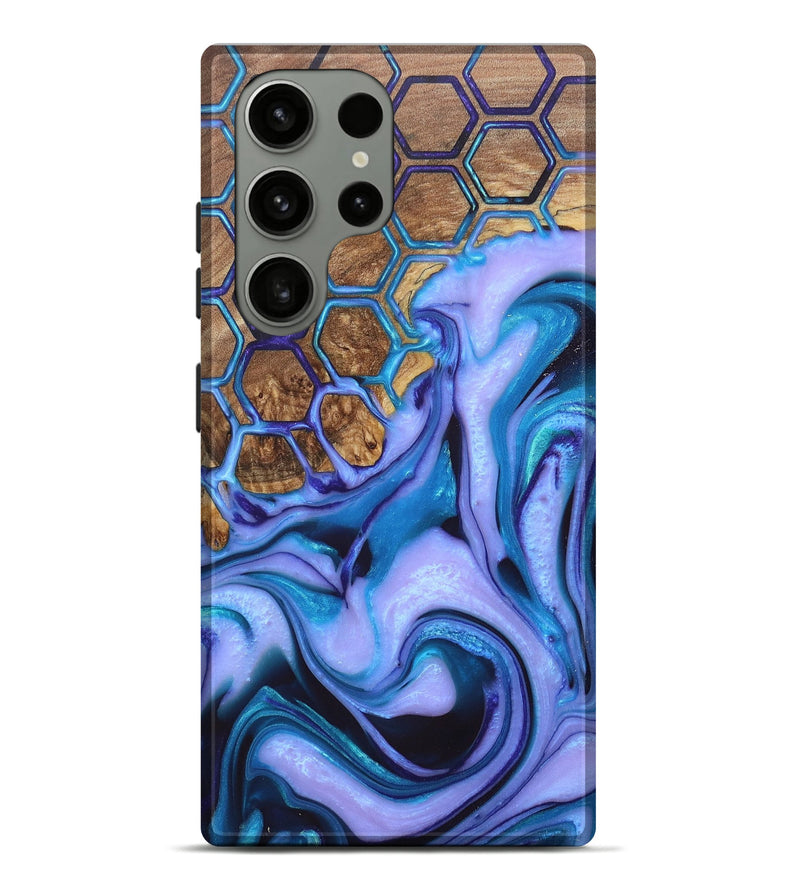 Galaxy S23 Ultra Wood+Resin Live Edge Phone Case - Millie (Pattern, 671421)