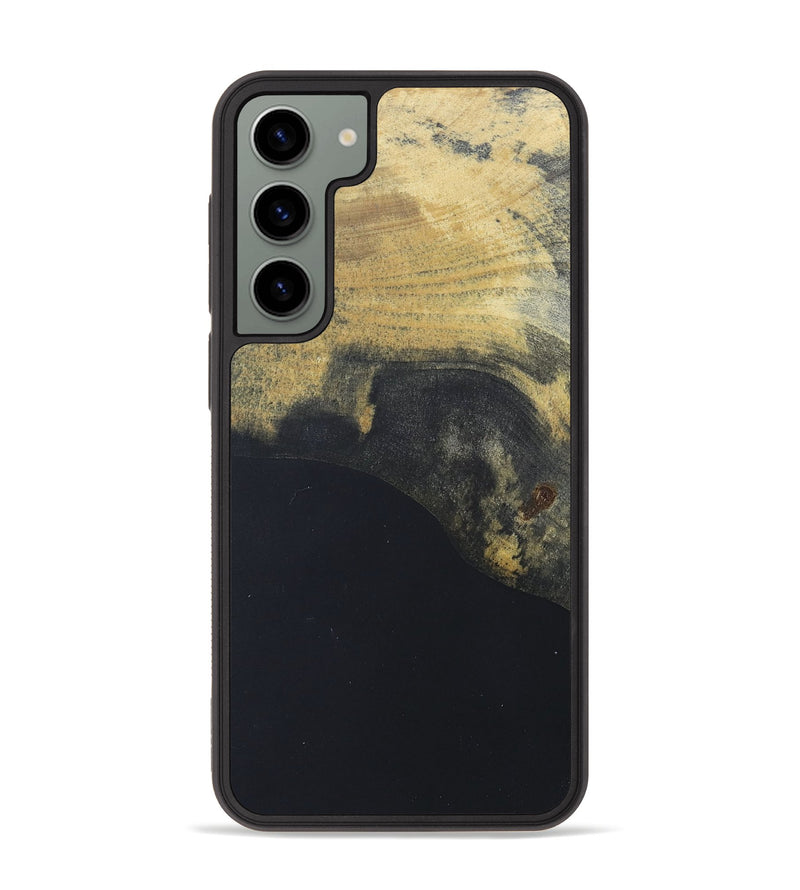 Galaxy S23 Plus Wood+Resin Phone Case - Jace (Pure Black, 671570)
