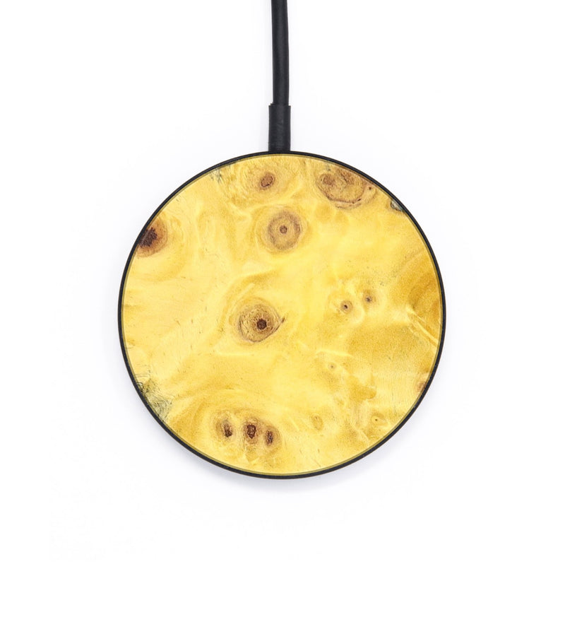 Circle Wood+Resin Wireless Charger - Vernon (Wood Burl, 671714)
