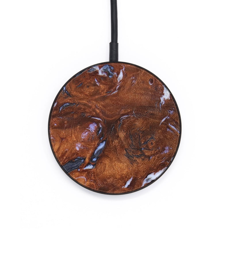 Circle Wood+Resin Wireless Charger - Isabella (Wood Burl, 671715)