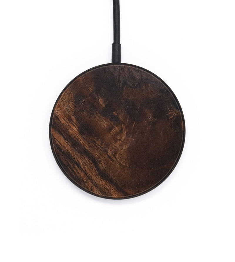 Circle Wood+Resin Wireless Charger - Lowell (Wood Burl, 671720)