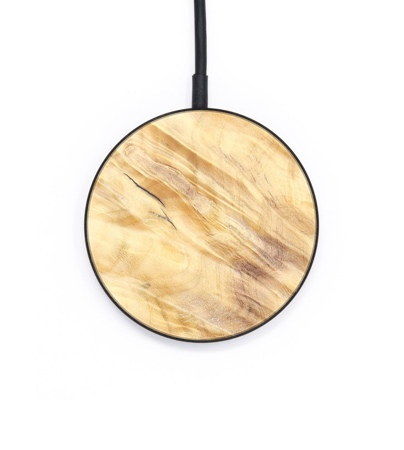 Circle Wood+Resin Wireless Charger - Henrietta (Wood Burl, 671731)