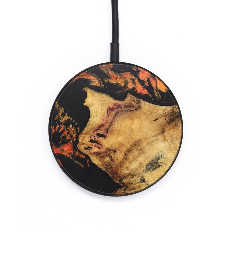 Circle Wood+Resin Wireless Charger - Julio (Lava, 671797)