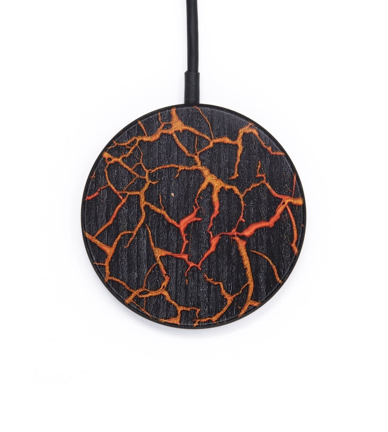 Circle Wood+Resin Wireless Charger - Noelle (Lava, 671802)