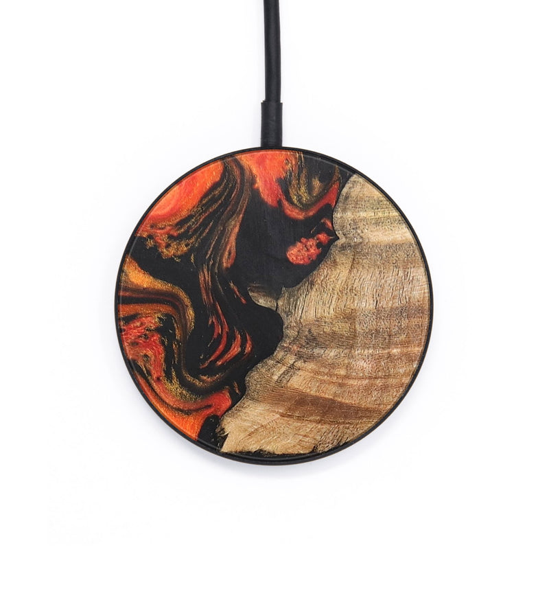 Circle Wood+Resin Wireless Charger - Ada (Lava, 671804)