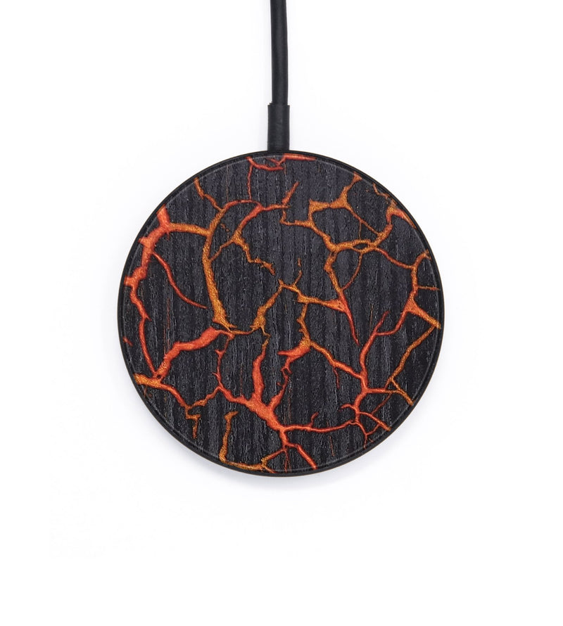 Circle Wood+Resin Wireless Charger - Nora (Lava, 671805)