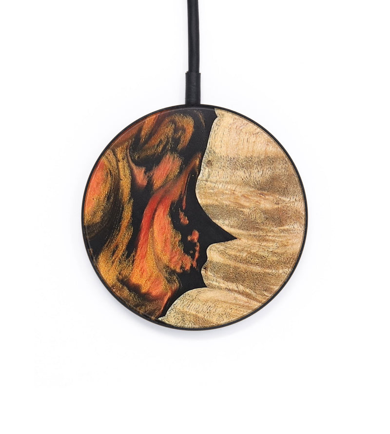 Circle Wood+Resin Wireless Charger - Lauryn (Lava, 671807)