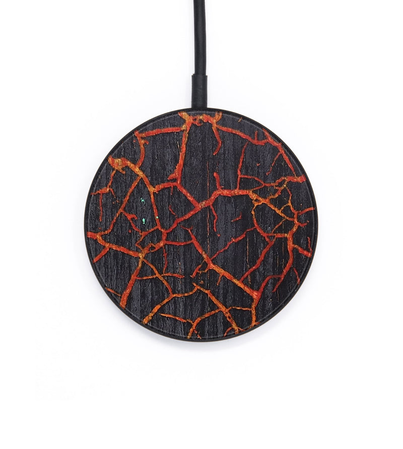 Circle Wood+Resin Wireless Charger - Lucille (Lava, 671808)