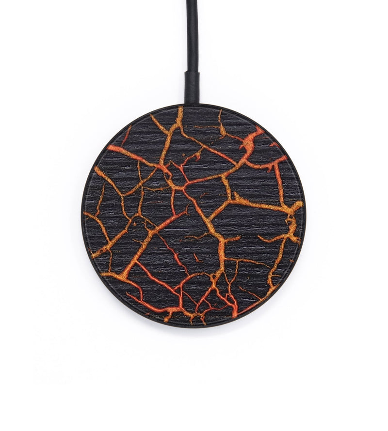 Circle Wood+Resin Wireless Charger - Joshua (Lava, 671810)