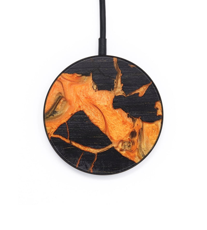 Circle Wood+Resin Wireless Charger - Woodrow (Lava, 671813)
