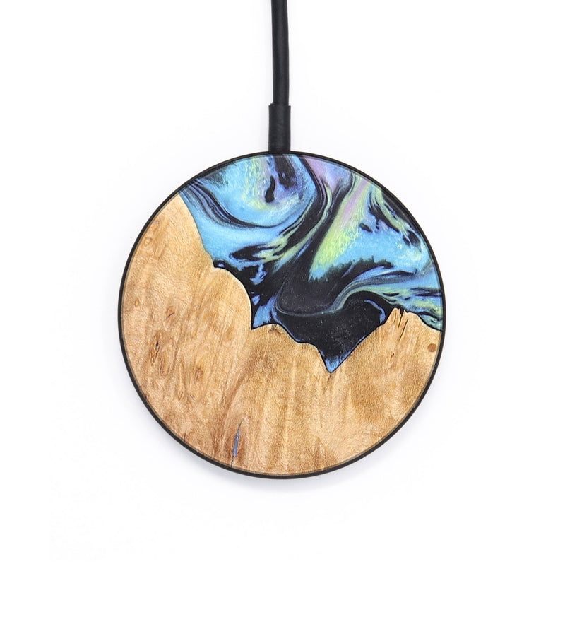 Circle Wood+Resin Wireless Charger - Gianna (Aurora, 671857)