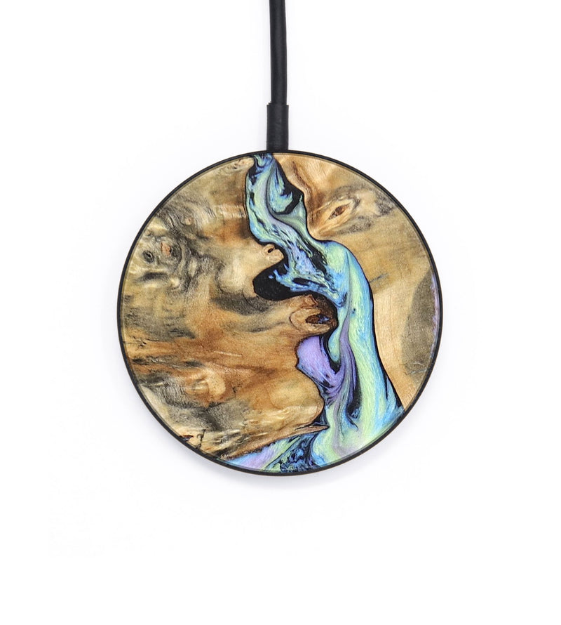 Circle Wood+Resin Wireless Charger - Tanya (Aurora, 671867)