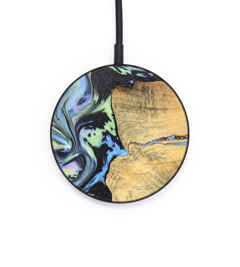 Circle Wood+Resin Wireless Charger - Rocky (Aurora, 671871)