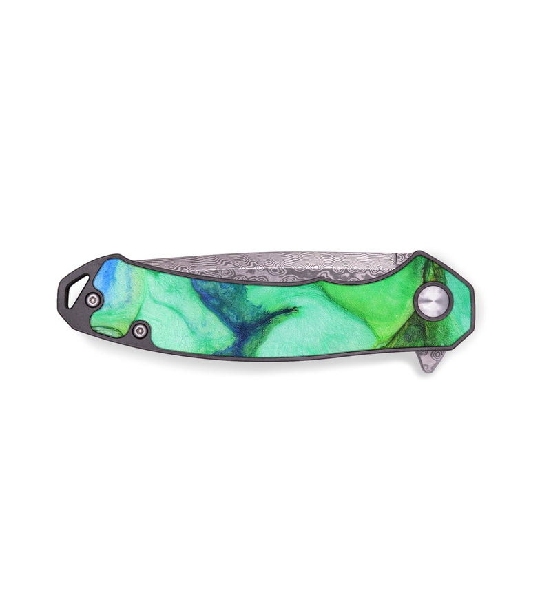 EDC ResinArt Pocket Knife - Adrianna (Watercolor, 671936)