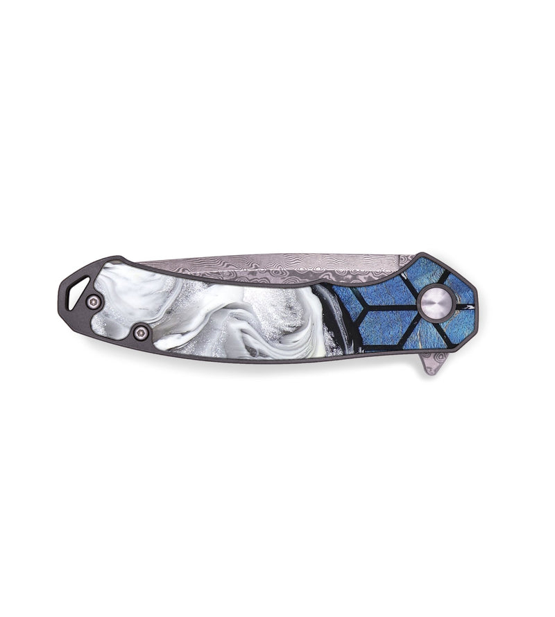 EDC Wood+Resin Pocket Knife - Benny (Pattern, 671953)