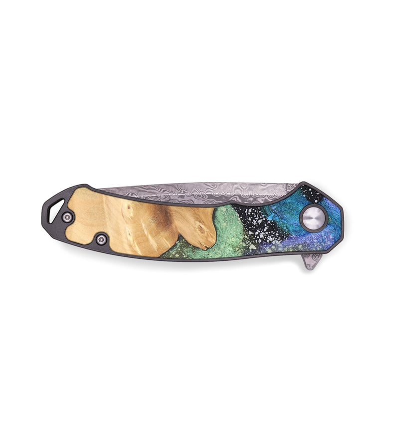 EDC Wood+Resin Pocket Knife - Etta (Cosmos, 671964)