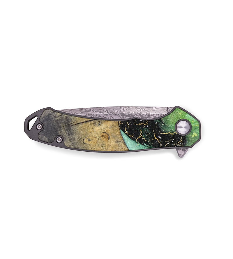 EDC Wood+Resin Pocket Knife - Hilda (Cosmos, 671965)