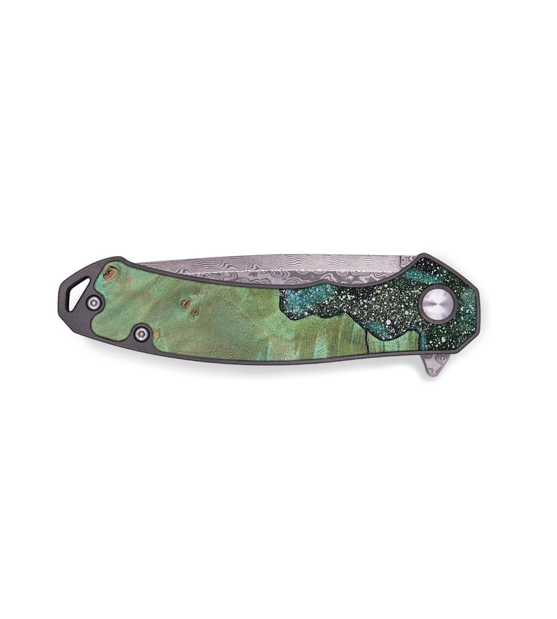 EDC Wood+Resin Pocket Knife - Kaylie (Cosmos, 671967)