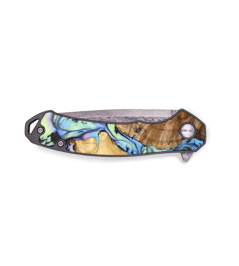 EDC Wood+Resin Pocket Knife - Haylee (Aurora, 672037)