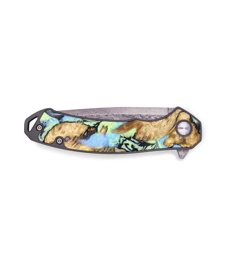 EDC Wood+Resin Pocket Knife - Samuel (Aurora, 672042)