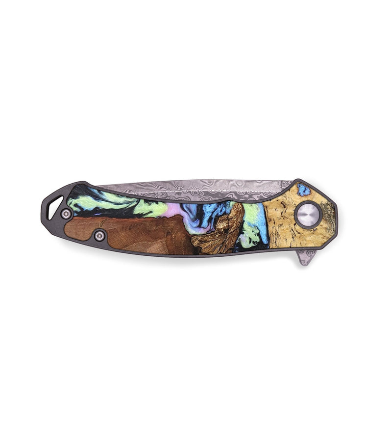 EDC Wood+Resin Pocket Knife - Kendrick (Aurora, 672048)
