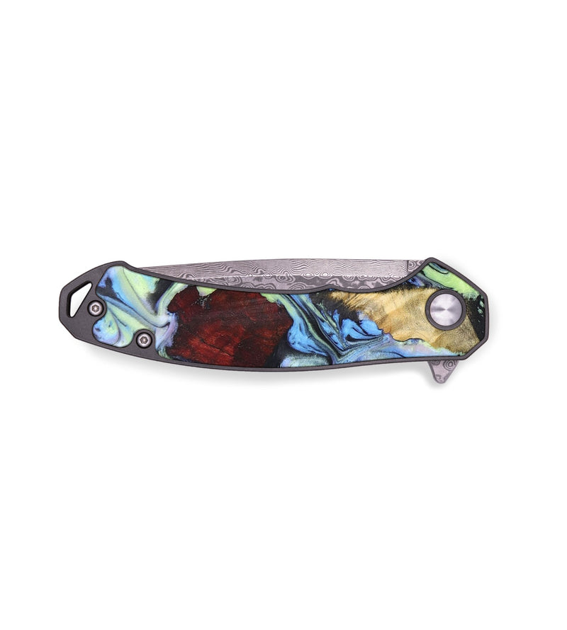 EDC Wood+Resin Pocket Knife - Elisa (Aurora, 672052)