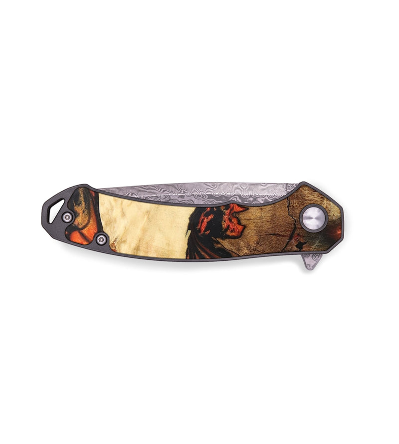 EDC Wood+Resin Pocket Knife - Kayleigh (Lava, 672062)