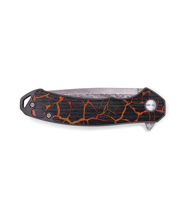 EDC Wood+Resin Pocket Knife - Allyson (Lava, 672063)