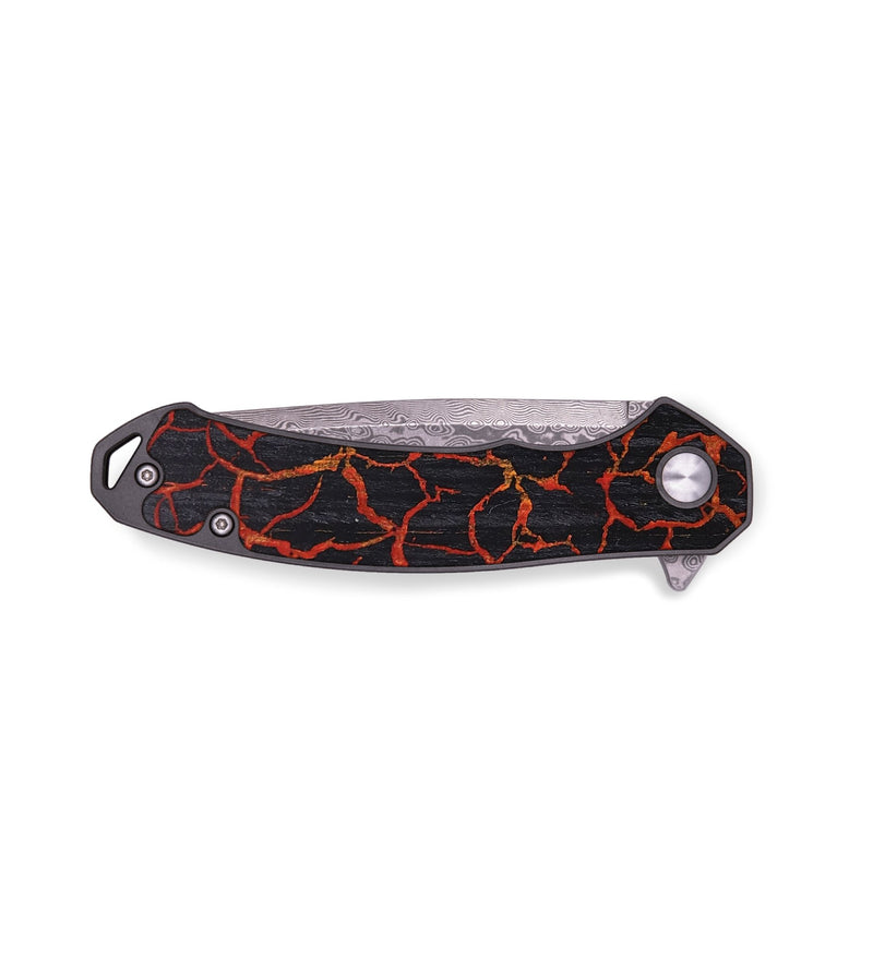 EDC Wood+Resin Pocket Knife - Alma (Lava, 672066)
