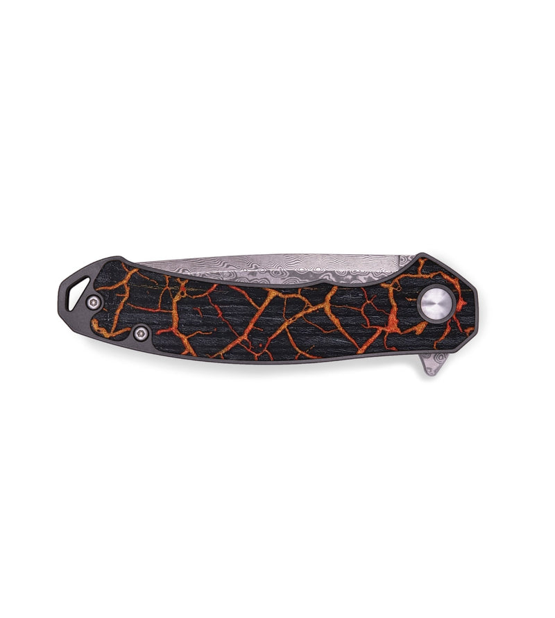 EDC Wood+Resin Pocket Knife - Colleen (Lava, 672068)