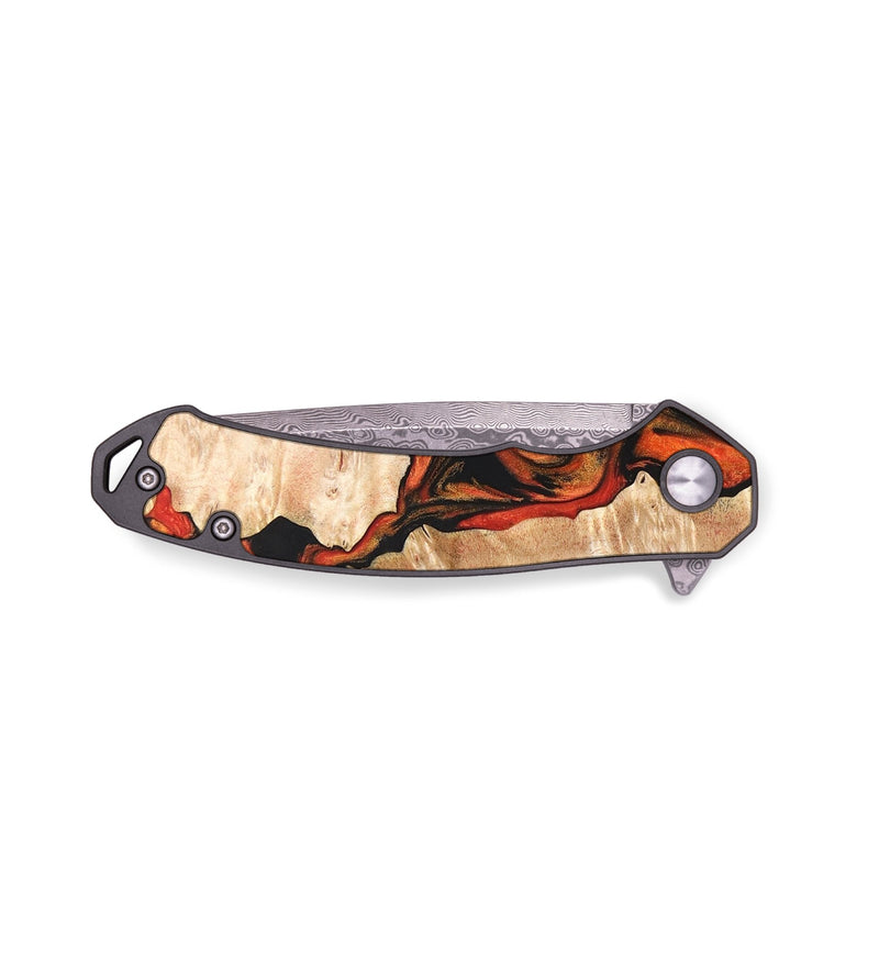 EDC Wood+Resin Pocket Knife - Rebecca (Lava, 672069)