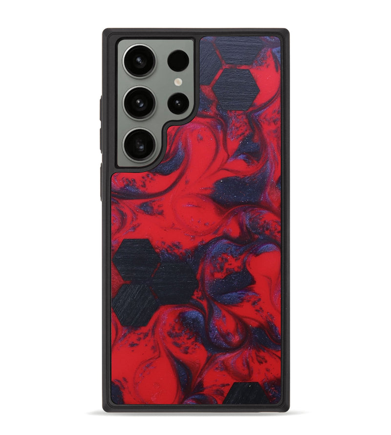 Galaxy S23 Ultra Wood+Resin Phone Case - Winston (Pattern, 672270)