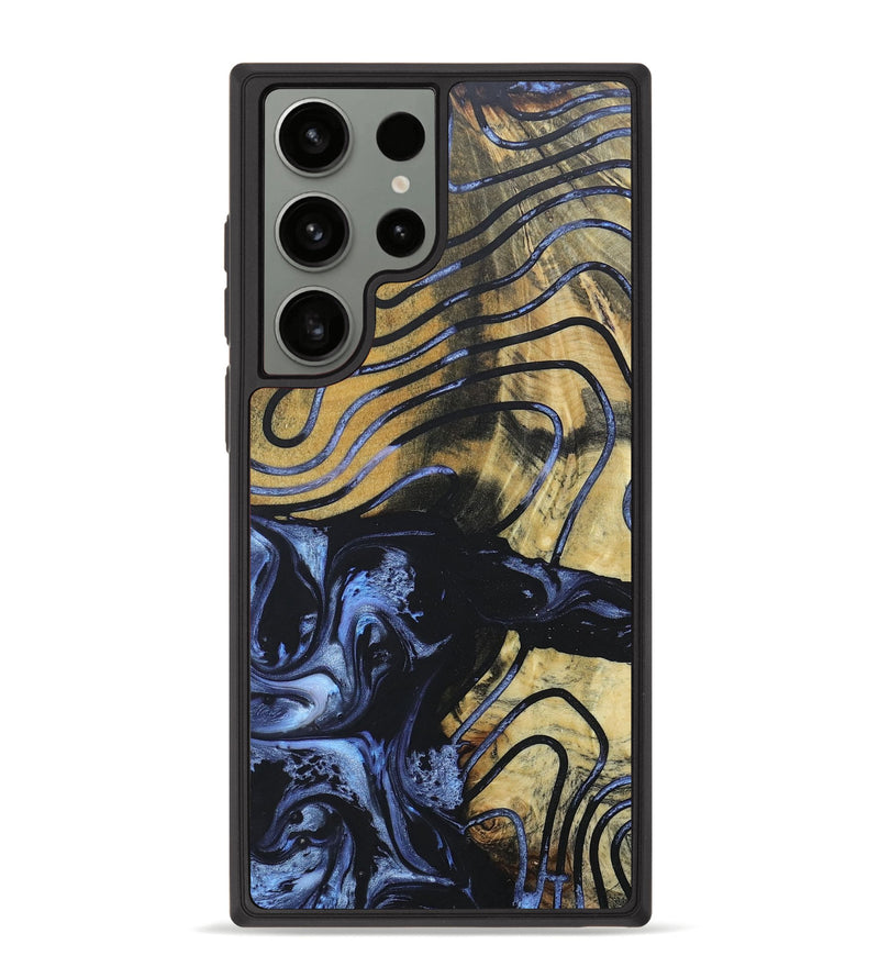 Galaxy S23 Ultra Wood+Resin Phone Case - Lora (Pattern, 672278)