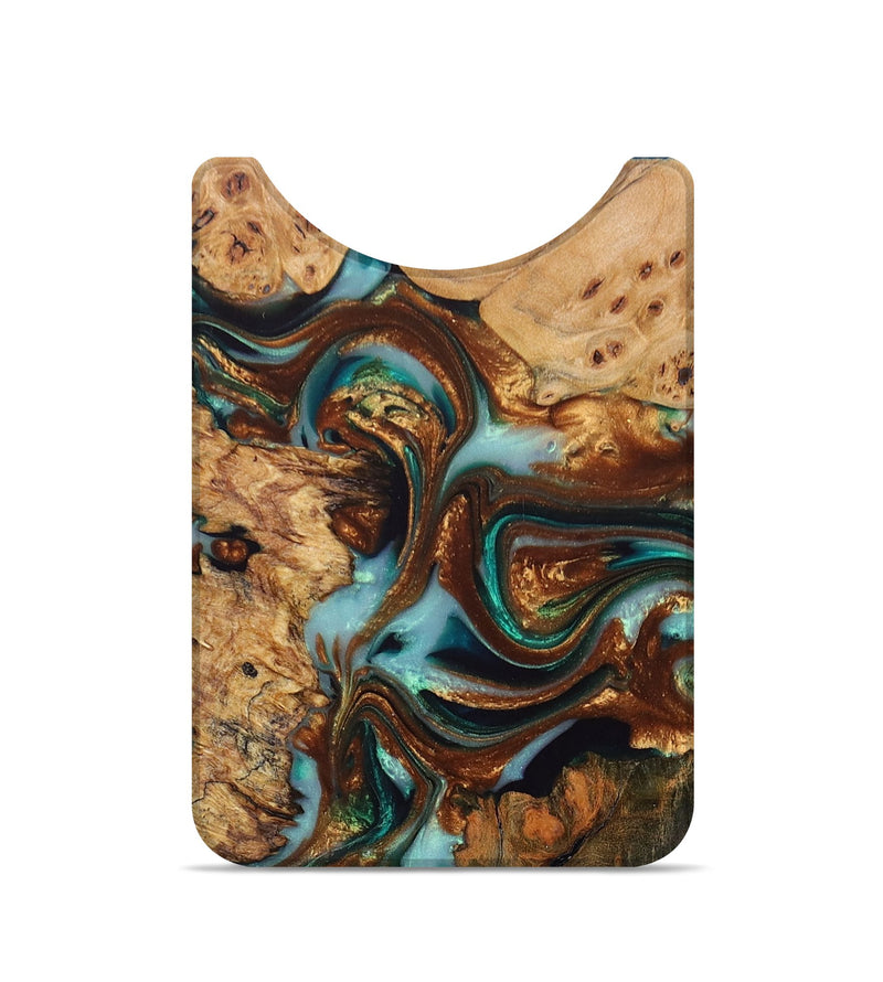 Live Edge Wood+Resin Wallet - Debby (Mosaic, 672503)