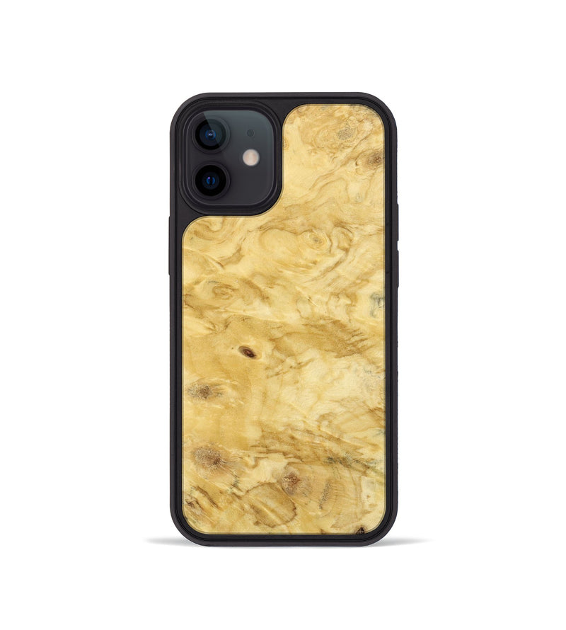 iPhone 12 mini Wood+Resin Phone Case - Carmen (Wood Burl, 672539)