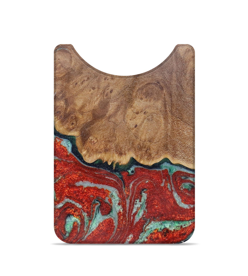 Live Edge Wood+Resin Wallet - Kingston (Green, 672641)