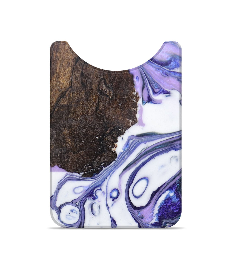 Live Edge Wood+Resin Wallet - Marquita (Purple, 672661)