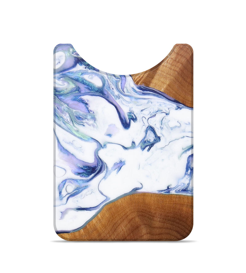 Live Edge Wood+Resin Wallet - Jared (Purple, 672664)