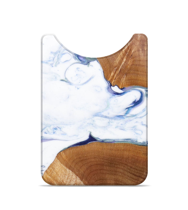 Live Edge Wood+Resin Wallet - Tricia (Purple, 672665)