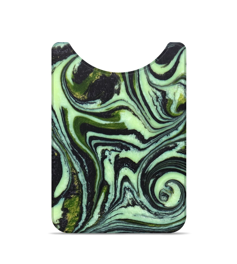 Live Edge ResinArt Wallet - Nolan (Green, 672671)