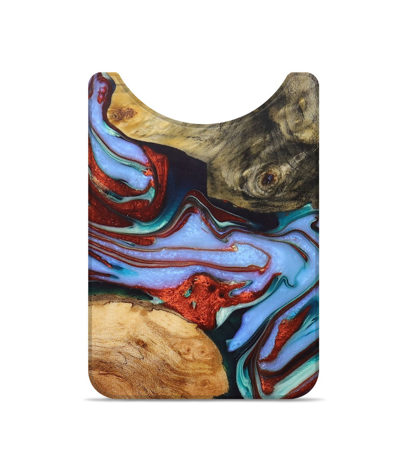 Live Edge Wood+Resin Wallet - Luella (Purple, 672673)