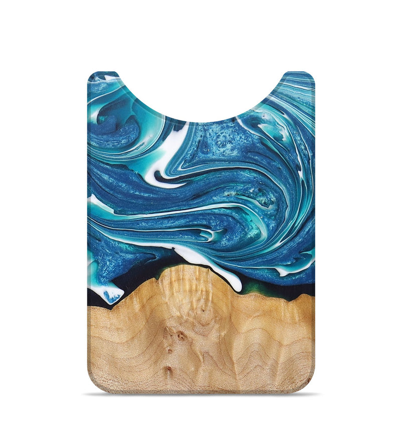 Live Edge Wood+Resin Wallet - Lottie (Green, 672682)