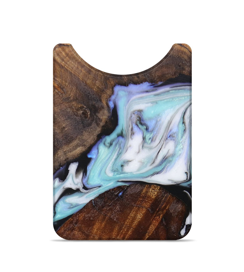 Live Edge Wood+Resin Wallet - Kaitlin (Purple, 672690)