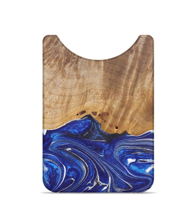 Live Edge Wood+Resin Wallet - Jameson (Blue, 672710)
