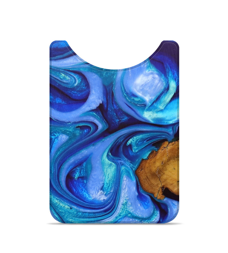 Live Edge Wood+Resin Wallet - Sophie (Purple, 672728)