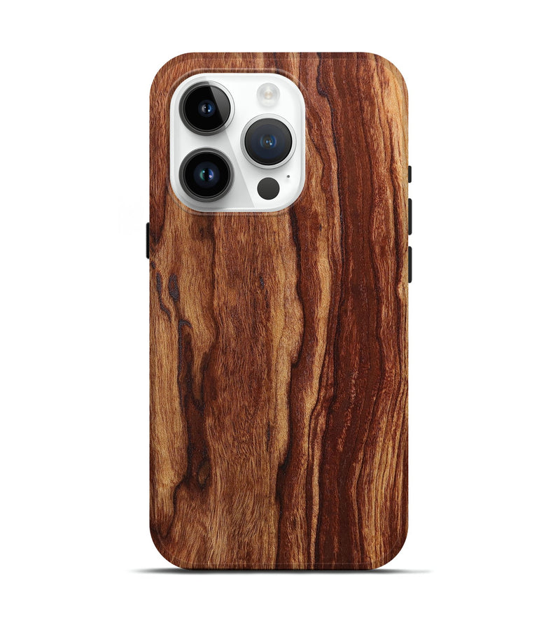 iPhone 15 Pro Wood+Resin Live Edge Phone Case - Kingston (Wood Burl, 672743)