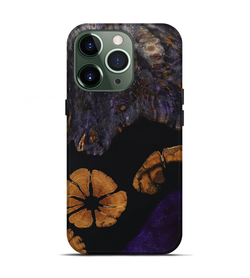 iPhone 13 Pro Wood+Resin Live Edge Phone Case - Jaiden (Mosaic, 672748)