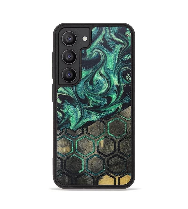 Galaxy S23 Wood+Resin Phone Case - Clay (Pattern, 672803)