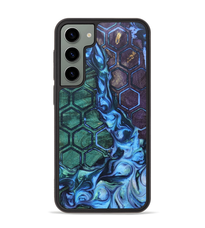 Galaxy S23 Plus Wood+Resin Phone Case - Nicolas (Pattern, 672821)